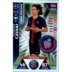 Edinson Cavani - Goal Machine PSG 287 Match Attax Champions 2018-19
