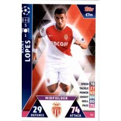 Rony Lopes AS Monaco 301 Match Attax Champions 2018-19