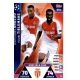 Jean-Eudes Aholou - Youri Tielemans - Midfield Duo AS Monaco 306 Match Attax Champions 2018-19