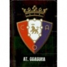Cromos de Fútbol Escudo Punta Cuadrada Lisa Osasuna Mundicromo Fichas 2009
