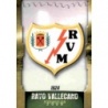 Trading Cards Escudo 2º División  Rayo Vallecano Mundicromo Fichas 2009