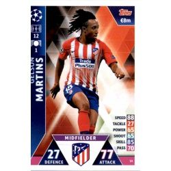 Gelson Martins Atlético Madrid 33 Match Attax Champions 2018-19