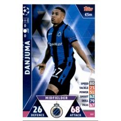 Arnaut Danjuma Club Brugge 337 Match Attax Champions 2018-19