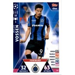 Jelle Vossen Club Brugge 339 Match Attax Champions 2018-19