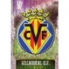 Cromos de Fútbol Escudo Punta Cuadrada Jaspeada Villarreal Fichas De La Liga 2009