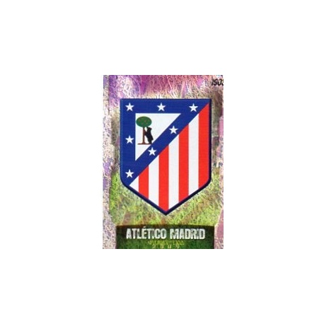 Escudo Punta Cuadrada Jaspeada Atlético Madrid 82