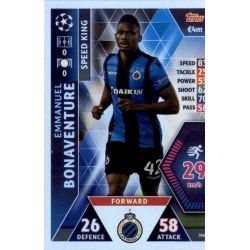 Emmanuel Bonaventure dennis - Speed King Club Brugge 340 Match Attax Champions 2018-19