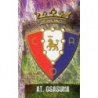 Trading Cards Escudo Punta Cuadrada Jaspeada Osasuna Fichas De La Liga 2009