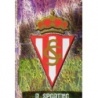 Cromos de Fútbol Escudo Punta Cuadrada Jaspeada Sporting Mundicromo Fichas De La Liga 2009