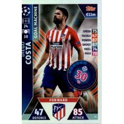 Diego Costa - Goal Machine Atlético Madrid 35 Match Attax Champions 2018-19