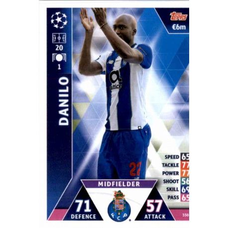 Danilo FC Porto 350 Match Attax Champions 2018-19