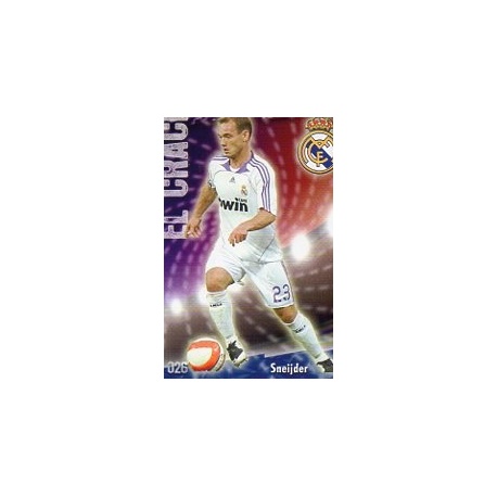 Sneijder Crack Punta Cuadrada Mate Real Madrid 26