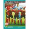 Sticker of Line-up 1/2 Austria Panini Uefa Euro 2020 Preview