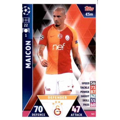 Maicon Galatasaray AS 365 Match Attax Champions 2018-19