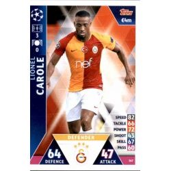 Lionel Carole Galatasaray AS 367 Match Attax Champions 2018-19