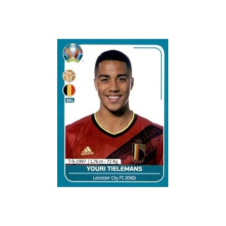 Belgien Sticker BEL21 Youri Tielemans EM 2020 Preview 