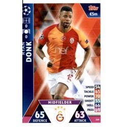 Ryan Donk Galatasaray AS 369 Match Attax Champions 2018-19