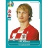 Sticker of Tin Jedvaj Croatia Panini Preview Euro 2020 Stickers