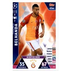 Younès Belhanda Galatasaray AS 373 Match Attax Champions 2018-19