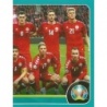 Sticker of Line-up 2/2 Denmark Panini Uefa Euro 2020 Preview