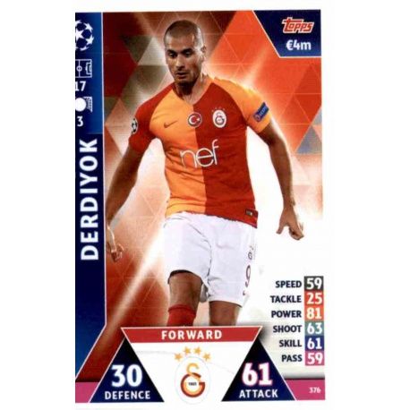 Eren ofrdiyok Galatasaray AS 376 Match Attax Champions 2018-19