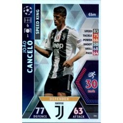 João Cancelo - Speed King Juventus 381 Match Attax Champions 2018-19