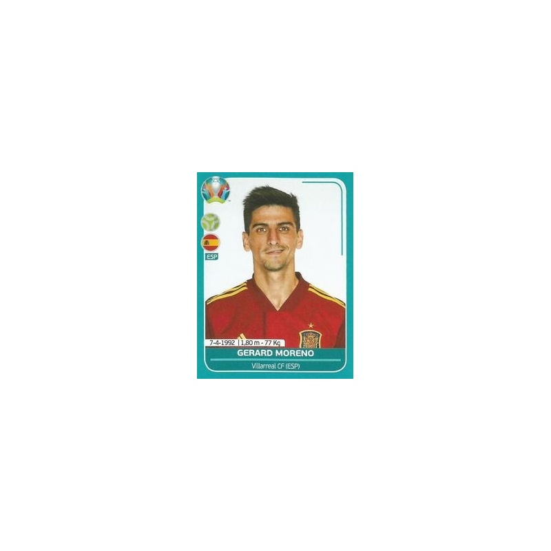 Sticker ESP28 Gerard Moreno EM 2020 Preview Spanien 