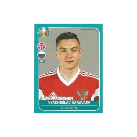 Vyacheslav Karavaev Russia No Panini UEFA Euro 2020 Preview RUS15 