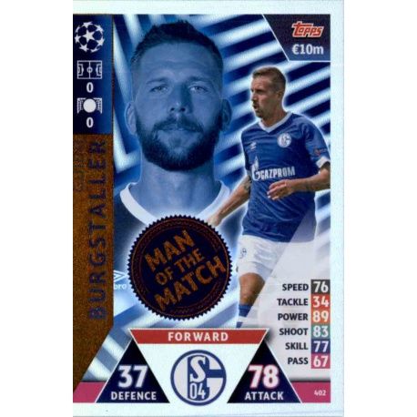 Guido Burgstaller Man of the Match 402 Match Attax Champions 2018-19