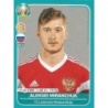Cromo de Aleksei Miranchuk Rusia Panini Uefa Euro 2020 Preview