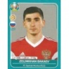 Sticker of Zelimkhan Bakaev Russia Panini Euro 2020 Preview