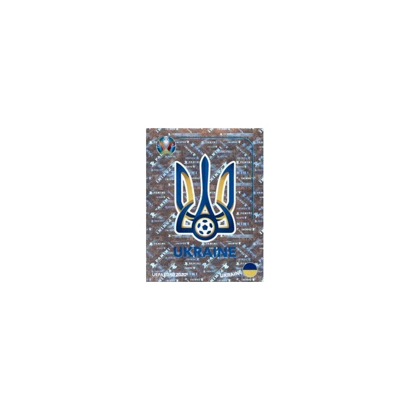 EM 2020 Preview Ukraine Wappen Sticker UKR1 