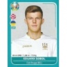 Cromo de Eduard Sobol Ucrania Panini Uefa Euro 2020 Preview