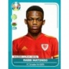 Sale Sticker of Rabbi Matondo Wales Panini Euro 2020 Preview