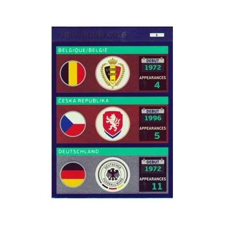 Belgium / Czech Republic / Germany 1