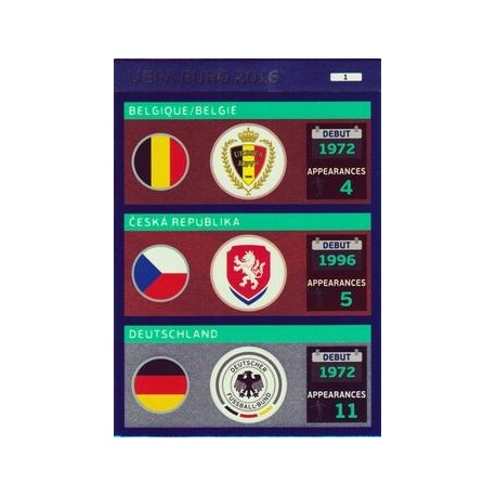 Belgium / Czech Republic / Germany 1