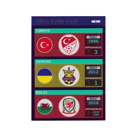 Turkey / Ukraine / Wales 9