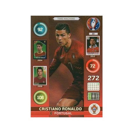 Panini Adrenalyn trading card fútbol em 2016 nº 23 cristiano ronaldo portugal 