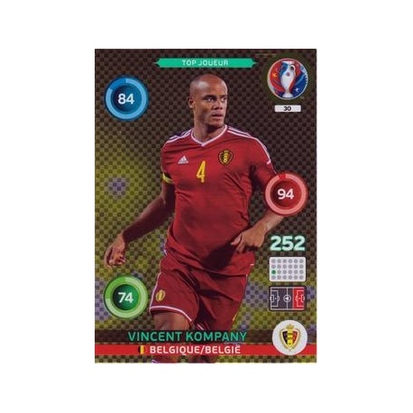 Vincent Kompany Top Joueur Belgique 30