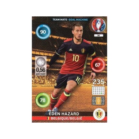 Eden Hazard Goal Machine Belgica 36
