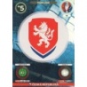 Soccer Trading Cards Team Logo Česká Republika Uefa Euro 2016 Adrenalyn XL