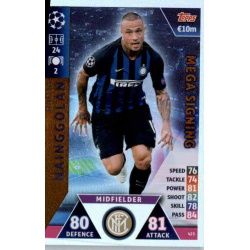 Radja Nainggolan Mega Signing 425 Match Attax Champions 2018-19