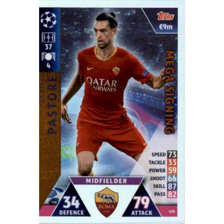 Javier Pastore Mega Signing 426 Match Attax Champions 2018-19