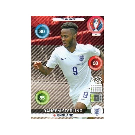 Raheem Sterling England 92