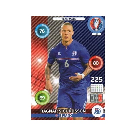 Ragnar Sigurðsson Ísland 156