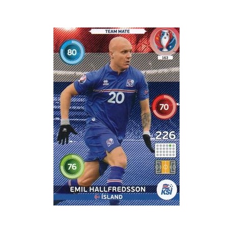 Emil Hallfreðsson Ísland 163