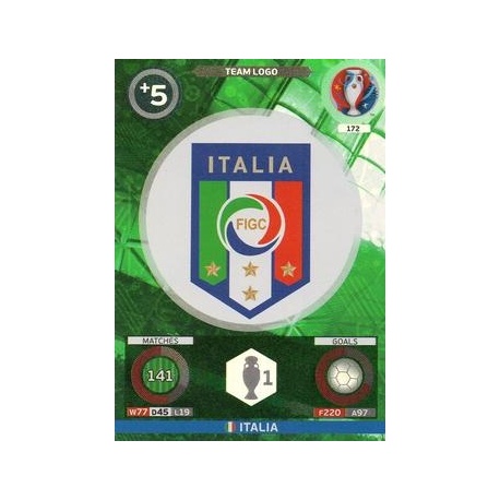 Trading Cards Team Logo Italia Adrenalyn XL Euro 2016