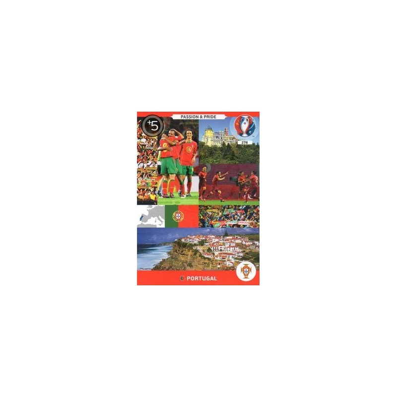 278 Portugal Passion & Pride Panini Adrenalyn Trading Card Fußball EM 2016 Nr 