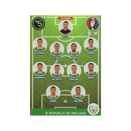 Eleven Republic of Ireland 297