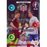 Trading Cards Kokorin / Dzyuba Double Trouble Panini Adrenalyn XL Uefa Euro 2016